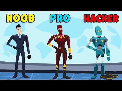 NOOB vs PRO vs HACKER - Agent Action