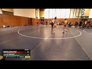 Middle School Girls 79 Kiahna Spellman Brighton Wrestling Club Vs Tayler Brown East Idaho Elite Wr