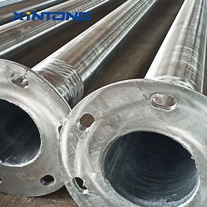 [Hot Item] Xintong Octagonal Signal Solar LED Galvanized Street Light Post Pole