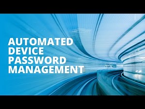 Automated Device Password Management