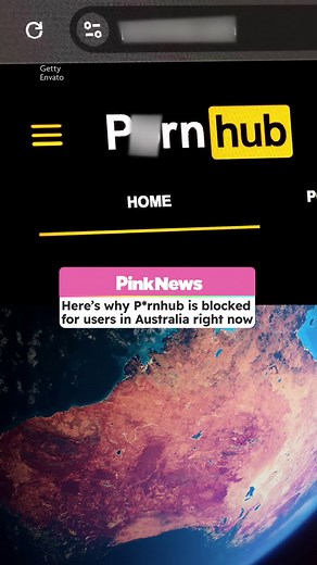 Access to P*rnhub, the world’s largest adult-video content site, is being restricted in Australia. Aylo, the parent company of P*rnhub, RedTube, YouP*rn and Tube8, has begun limiting access for Australian users, with P*rnhub remaining partially accessible and showing only non-explicit content. The restriction comes ahead of new rules introduced by Australia’s eSafety Commissioner to reduce children’s exposure to harmful material taking effect. Tap the link to read more ⬆️ #australia #LGBTQIA #po