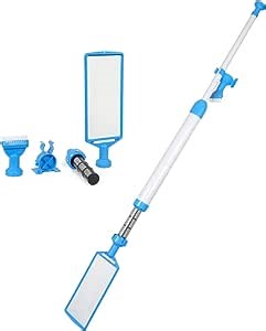 Poolzilla Spa Wand for Cleaning Pools and Spas, Comes with 3 Interchangeable Nozzles, Collect Dirt, Debris & More