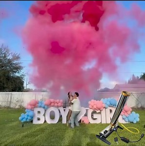 Gender Reveal Cannon: Powder & Confetti Baby Shower Decoration - Etsy UK