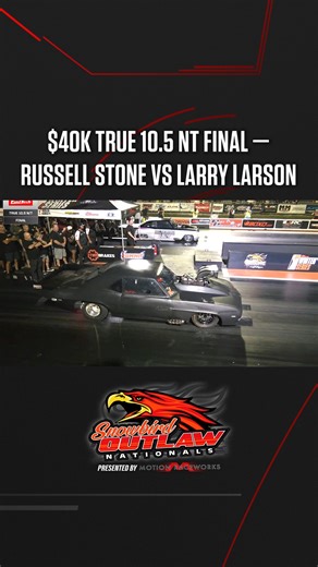 Drag Racing on FloRacing on Instagram: "The True 10.5 NT category made a statement at the 2025 Snowbird Outlaw Nationals, and the final round was no different as Russell Stone and Larry Larson, two standouts in the category, lined up against each other to claim the $40K payday. #FloDragRacing #DIWinterSeries"