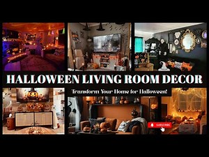 200+ Indoor Halloween Living Room Decor Ideas for 2025 | Halloween Decorate for Couch, TV Stand