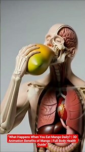 “What Happens When You Eat Mango Daily? | 3D Animation Benefits of Mango | Full Body Health Guide”