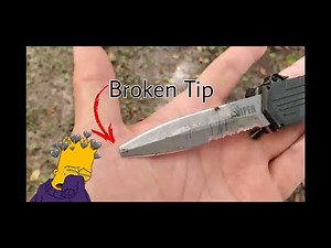 Repairing a Schrade "OTF" Viper Out The Front Knife - #repair #refurbished