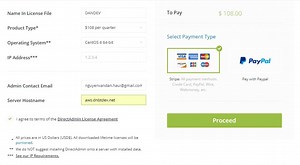 Đăng ký lấy license directadmin miễn phí 30 ngày