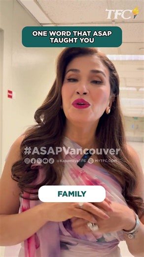 ASAP is family, and you are part of it. Don't miss #ASAPVancouver #ZsaZsa #DivineDiva #ASAP #ASAP30 #ASAPinVANCOUVER #TFC #TheFIlipinoChannel | TFC Asia | Facebook