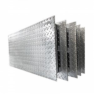 [Hot Item] Zinc Coated Tread Checkered Floor Galvanized Checker Steel Plate