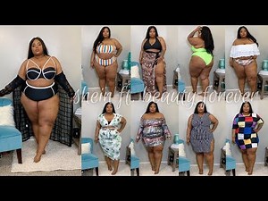 Swimsuits & Beach Vibes | Plus Size Try-On Haul | SheIn ft. Beauty Forever
