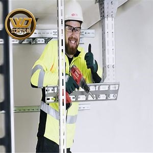 [Hot Item] Hot DIP Galvanized Cable Tray Perforated Cable Tray Support System