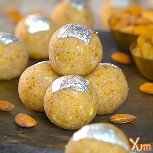 Rava Ladoo Recipe* in the comment section! | Yum