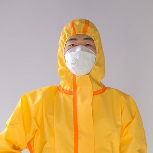 [Hot Item] Guarwear Chemical Protective Suit Yellow Ant Acid Industry Protetcive Clothing 25PCS/CTN