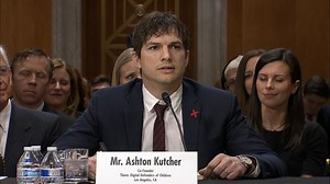 Ashton Kutcher testifies at hearing about ending modern day slavery