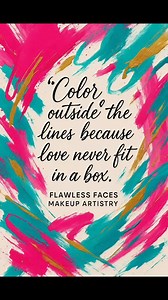 Celebrate Gay Pride Month by boldly coloring outside the lines. Let those with closed minds stay boxed in while you embrace love in all its limitless forms. Be proud of who you love, live fearlessly, and always stay flawlessly you. 🌈⸻#GayPride #PrideMonth #LoveIsLove #FlawlessFacesMakeupArtistry #WhyIAmFlawless #Visibility #BeFlawless #Pride2025 #LGBTQ #TransLivesMatter #LoveWins #FlawlesslyFlawed #Maryland #Baltimore #MyBaltimore #DMV #SelfLove #BeYourself #Empowerment | Flawless Faces Makeup 