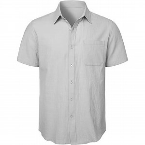 [Hot Item] Shirts for Men Short Sleeve Button Down Shirt Casual Summer Beach Shirt