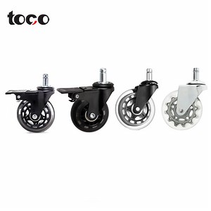 [Hot Item] Furniture Accessories Office Transparent Casters Chair Roller Casters
