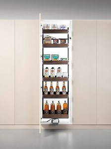 [Hot Item] Kitchen Cabinet Storage Tall Pull-out Pantry Unit (6 shelf) Iron Basket
