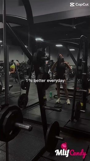 Real Queen Tiffany Working Out to get better 1% every single day ‪@milfcandy‬ #fitnessjourney