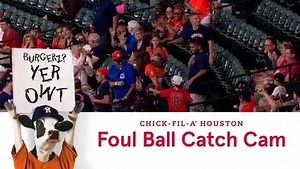 Exciting news – the Chick-fil-A Foul Ball Catch Cam triggered on Monday 5/6 during the Houston Astros game against the Kansas City Royals. Tickets from Monday 5/6/19 can be redeemed today, TUESDAY 5/7/19 from 10:30am – close at any greater Houston area Chick-fil-A restaurant for one free Chick-fil-A Chicken Sandwich. 1 sandwich per person present per ticket. | Chick-fil-A Magnolia | Facebook