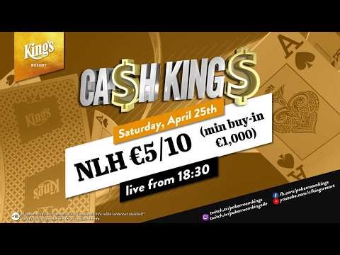 👑 Ca$h King$ Special vom €5/€10 NLH Cash Game live from King's Resort! - 🎙