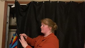 BTTN 80 Inch Long Shower Curtain - 72x80 Boho Farmhouse Tufted Leaves Textured Striped Fabric Shower Curtain Set with Plastic Hooks, Tall Rustic Country Cloth Shower Curtains for Bathroom, Cream/Beige