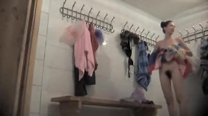 Dressing room cute bimbo flashing the naked skin