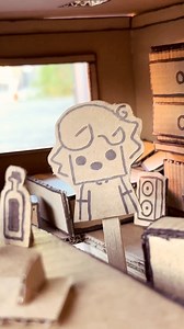 Card Game on Instagram: "How I built a Cardboard Bedroom #building #behindthescenes"