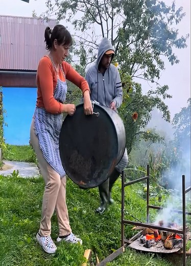 20K views · 392 reactions | Homemade Rustic Pizza in a Mountain Village | Village Cooking | Facebook