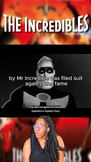 Mr.Incredible is being sued || The Incredibles movie reaction #shorts