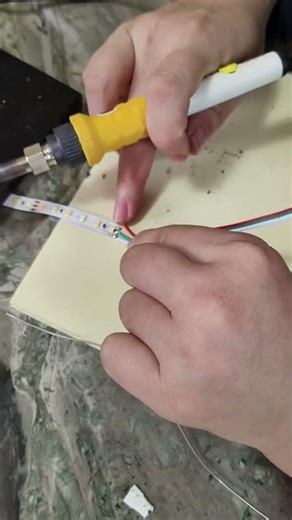 How to Solder Wire to Strip Lights
