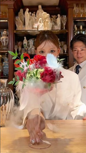 世界中から注目を集めるバーテンダーと明日花キララちゃんのコラボレーション。 #centifolia #東京グルメ #bartender #japanesefood