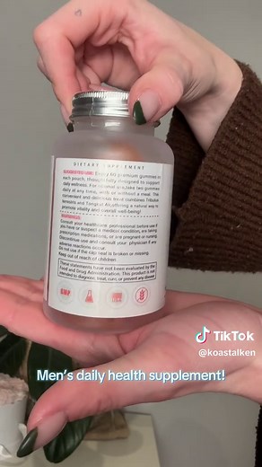 can never be too healthy! #selfcare #supplements #health #tiktokshop #menshealth