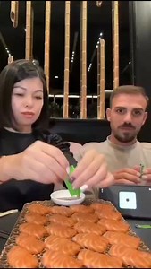 991K views · 18K reactions |  *Hot Sushi Challenge*  Hai il...
