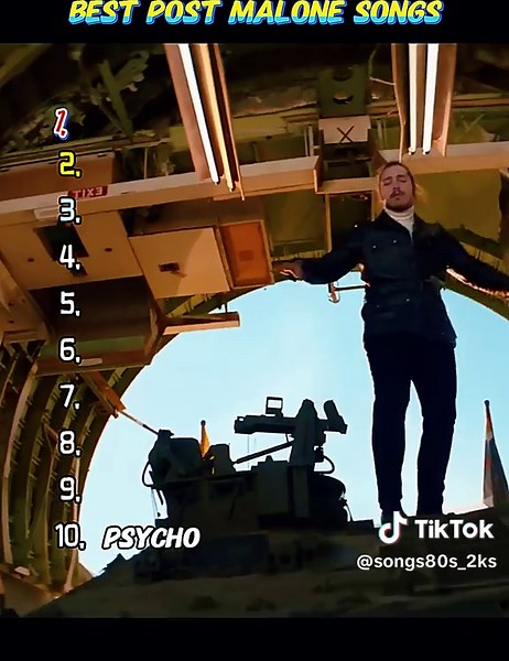 Top 10 Best Songs by Post Malone