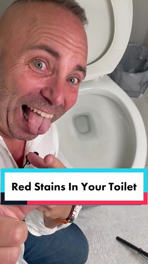 Understanding Red Stains in Your Toilet