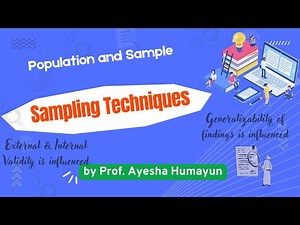 Sampling techniques