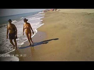 BEACH WALK at VERA PLAYA, SPAIN, part 5 of 14