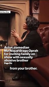 Actor, comedian Mo'Nique drags Oprah for inviting family on show with sexually abusive brother | New York Post Entertainment | Facebook