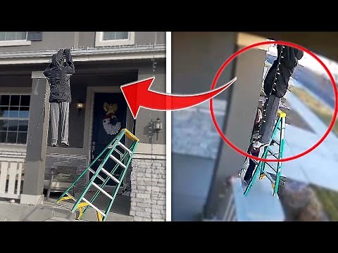 Falling Off Room Christmas Light Prank! | Funny Christmas Decoration Prank Gone Wrong