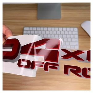 [Hot Item] Custom Die Cut Label Logo Transparent Clear Vinyl Sticker