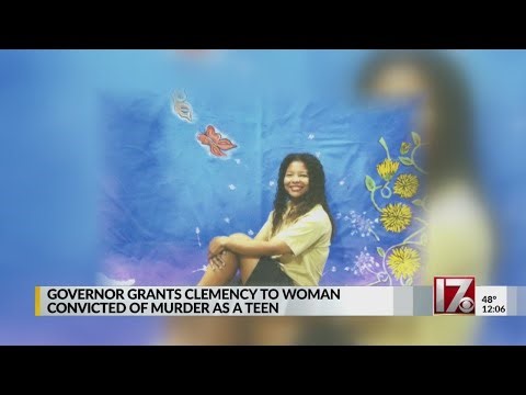 Gov. grants clemency to woman convicted of murder as a teen