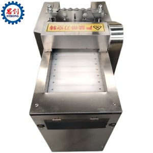 [Hot Item] Pork Ribs Mutton Chops Cutting Machine Chicken Meet Cutter Lamb Leg Meat Cube Cutting Machine