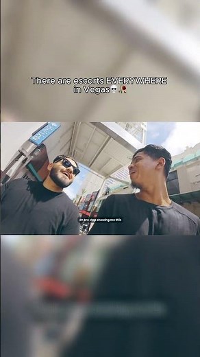 There are escorts EVERYWHERE in Vegas… #vlog
