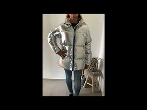 Silver Puffer Jacket