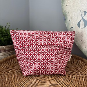 Red White Tiled Microwave Popcorn Bag, Air Popped Corn - Etsy UK