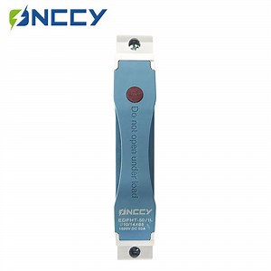 50A PV Fuse Base DC 1500V 14× 85mm Solar Fuse Holder