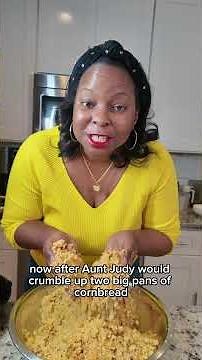 Aunt Judy’s Chicken and Dressing is easy to make and delicious #shorts