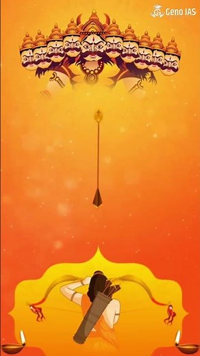 "Celebrate Dussehra 2025 🏹 | Short Wishes for Everyone!" #festival #dussehra #shorts #genoias